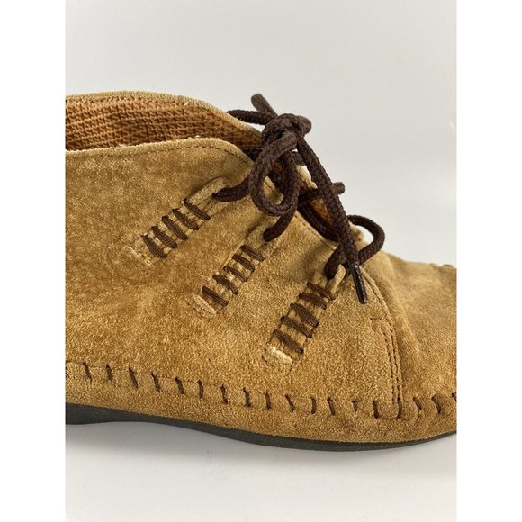 Women's Leather Craft Suede Leather Boot Shoe by Premiere Collection, Size 8.5 - Picture 2 of 12